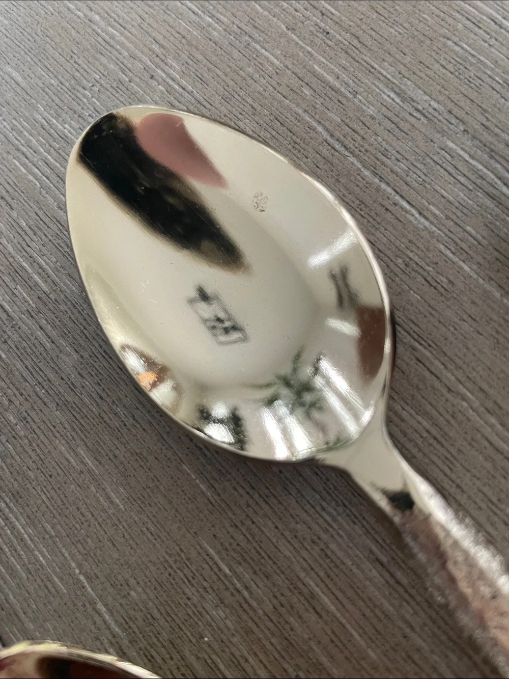 Pottery Barn Ridge Flatware Set (4 USED sets in gold)